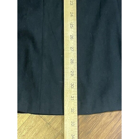 Christopher & Banks Black Midi Skirt Size 12 Mid Length - Picture 2 of 7